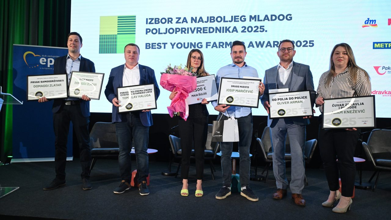 Zagreb, 22.05.2025 deseti izbor najboljeg mladog hrvatskog poljoprivrednika