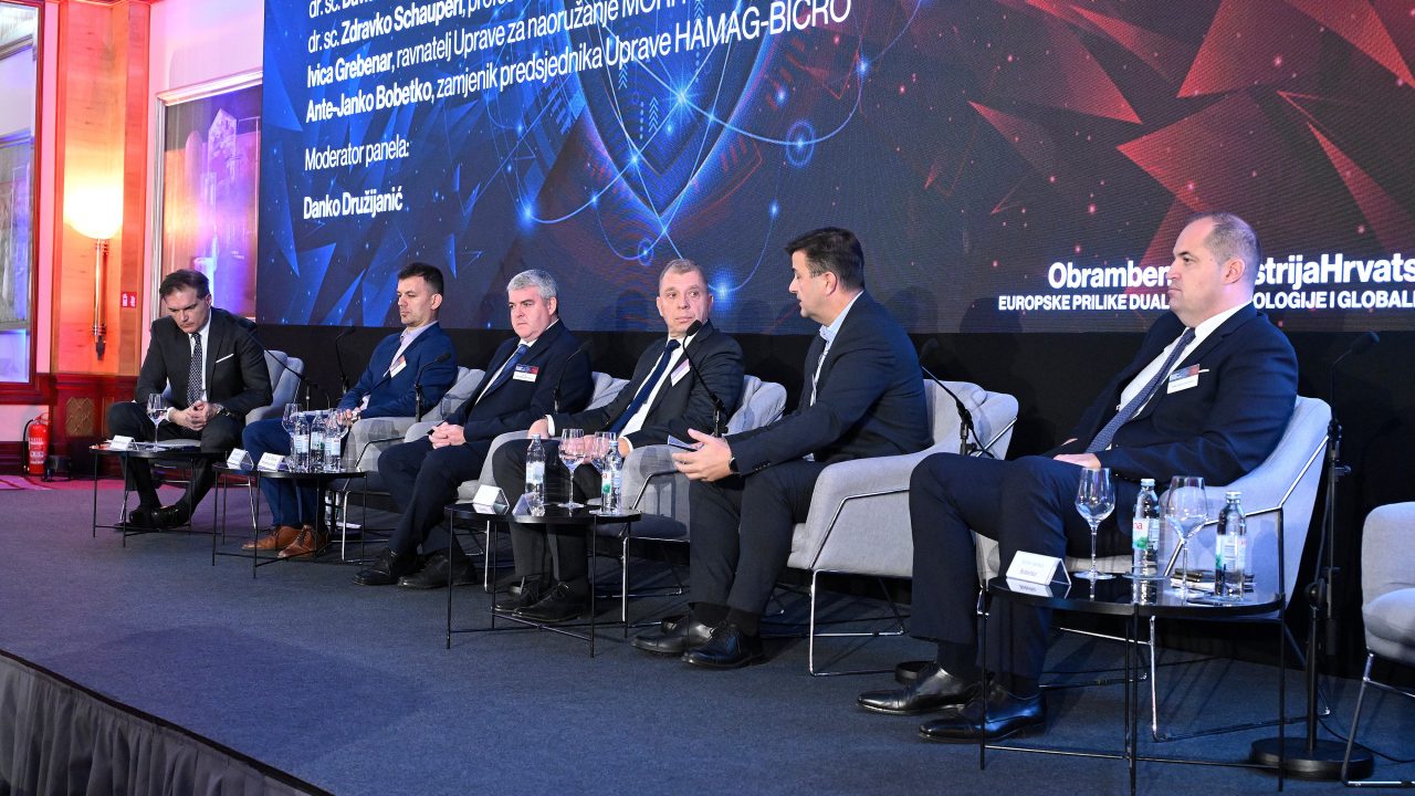 Zagreb, 05.11.2025 panel na konferenciji obrambena industrija hrvatske 2025