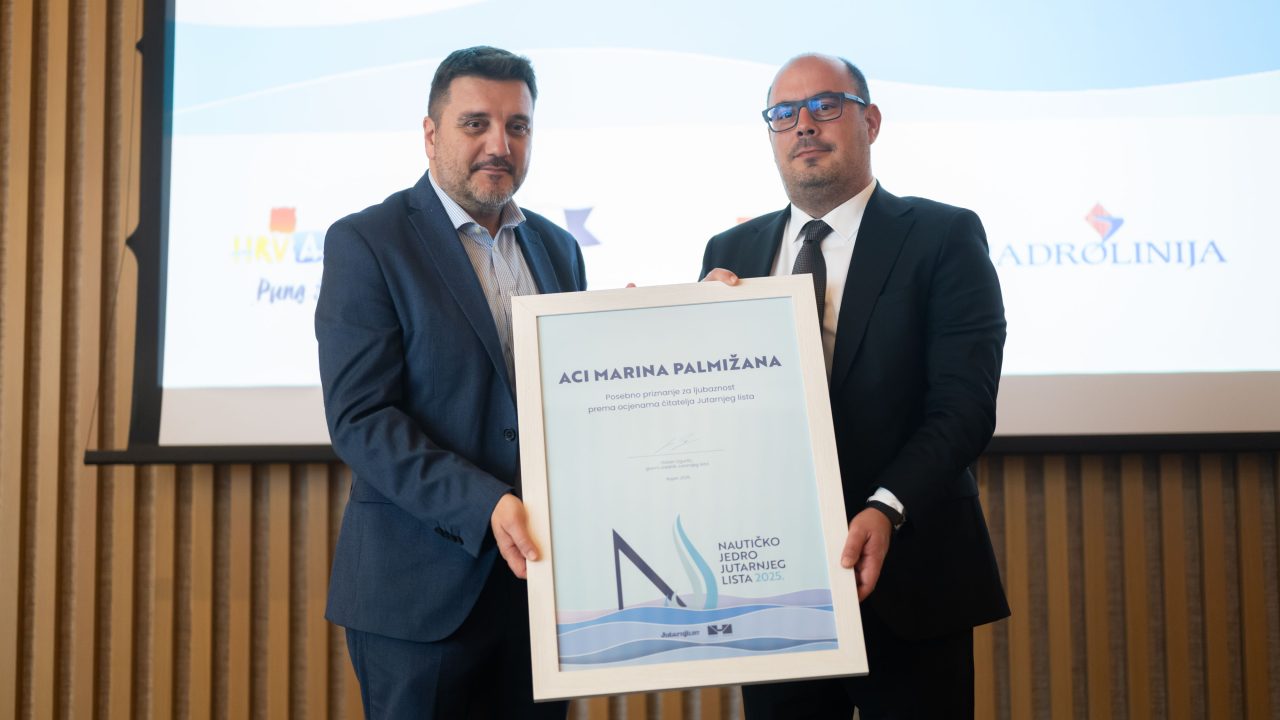 Zadar, 01.12.2025 svecana dodjela nagrada hrvatsko nauticko jedro jutarnjeg lista